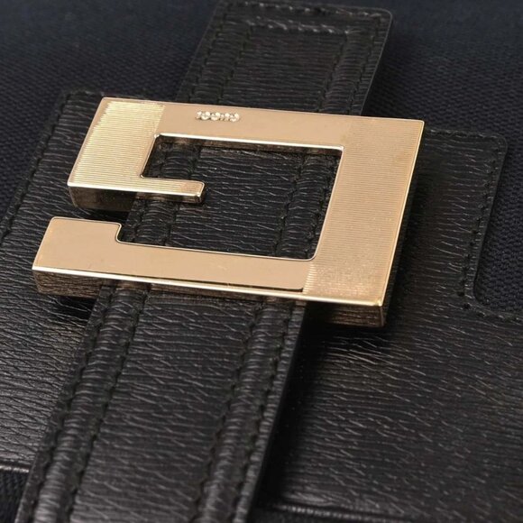 Gucci Black Canvas Handbag - Picture 4 of 11